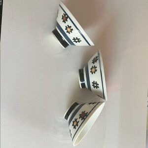 Set of 3 Japanese rice Bowls - Vintage